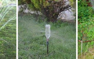 О поливалке для огорода: разбрызгиватель воды для полива своими руками