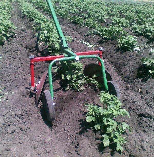 Приспособление для посадки картошки вручную