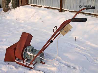 Снегоуборщик из триммера – подготовка и пошаговый алгоритм изготовления