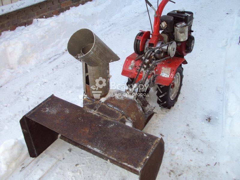 Минитрактор, газонокосилка и снегоуборщик - как сделать самому