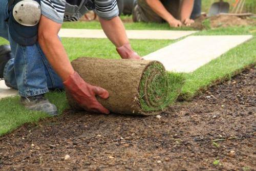 Как правильно уложить искусственный газон? как укладывать траву с шовной лентой на землю? как ее крепить к бетону? какие скобы нужны?
