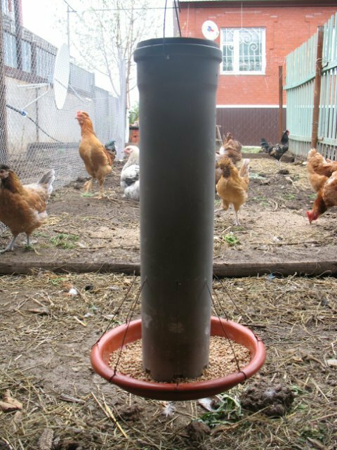 Бункерные кормушки для кур: как сделать кормушки для цыплят-бройлеров и взрослых кур своими руками по чертежам?