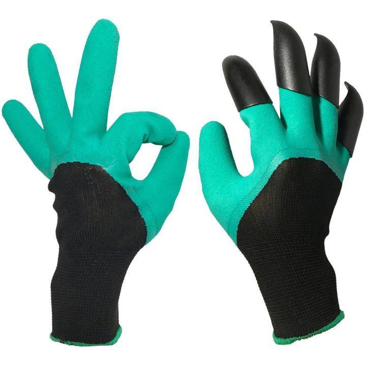 О перчатках с когтями для огорода: перчатки-когти Garden Genie Gloves, описание