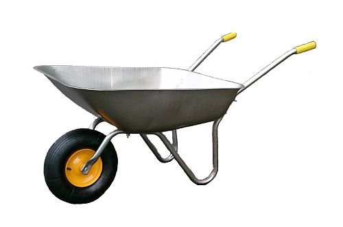 О тачках садовых одноколесных: сборка садовой тележеки с одним колесом