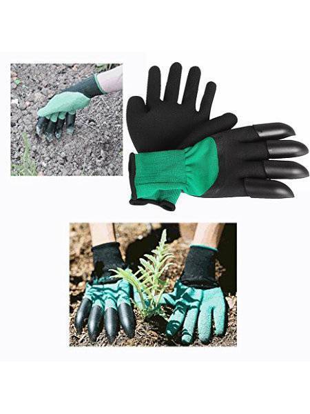 О перчатках с когтями для огорода: перчатки-когти Garden Genie Gloves, описание