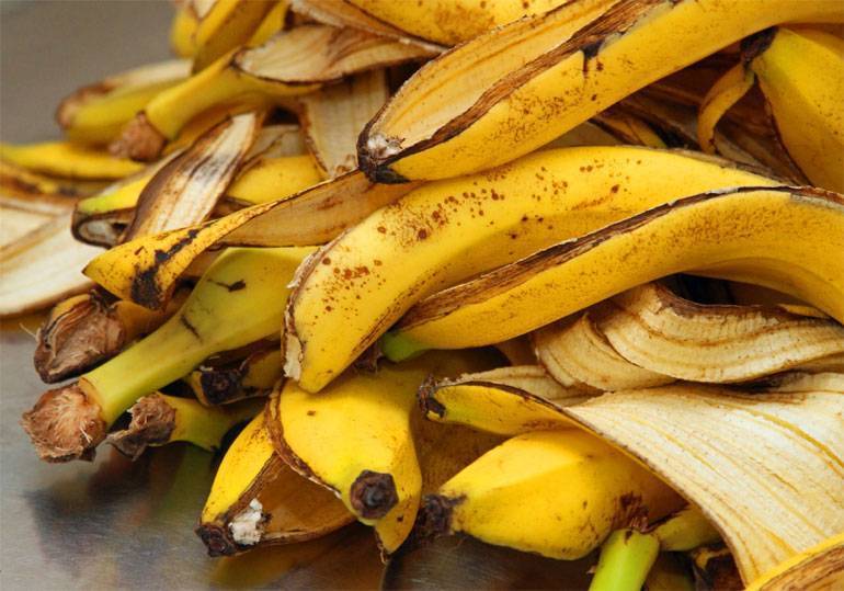 Банановая кожура как удобрение для комнатных растений: применение для повышения плодородности почвы и подкормки цветов, а также для борьбы с вредителями