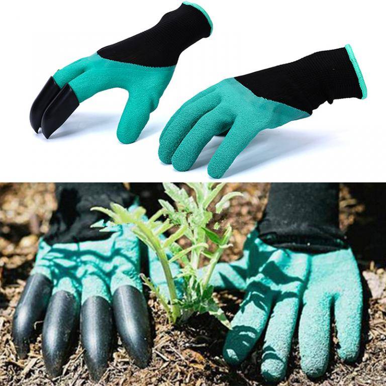 О перчатках с когтями для огорода: перчатки-когти garden genie gloves, описание