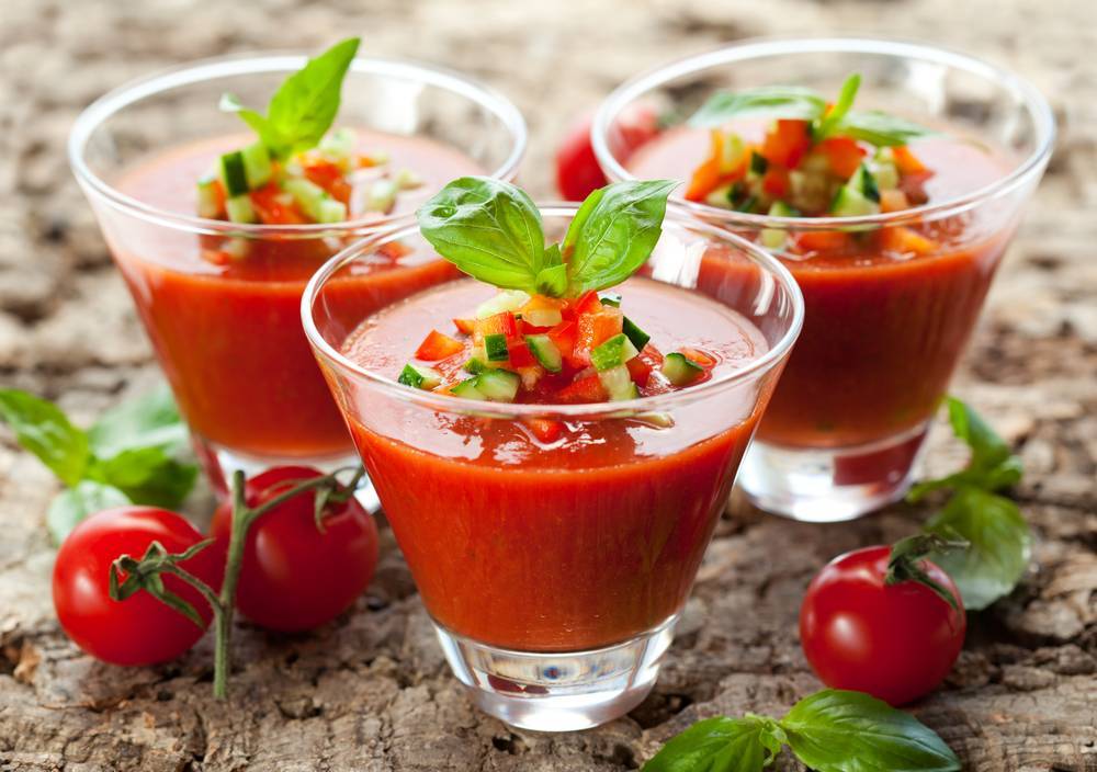 Как приготовить суп из томатов гаспачо